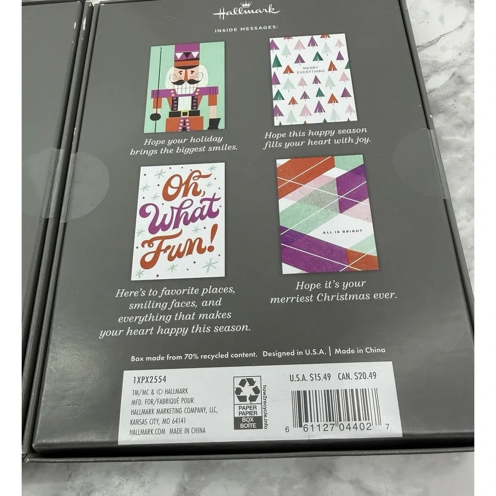 Hallmark Boxed Christmas Card Lot New Sealed Lot Of 18 Boxes/packs